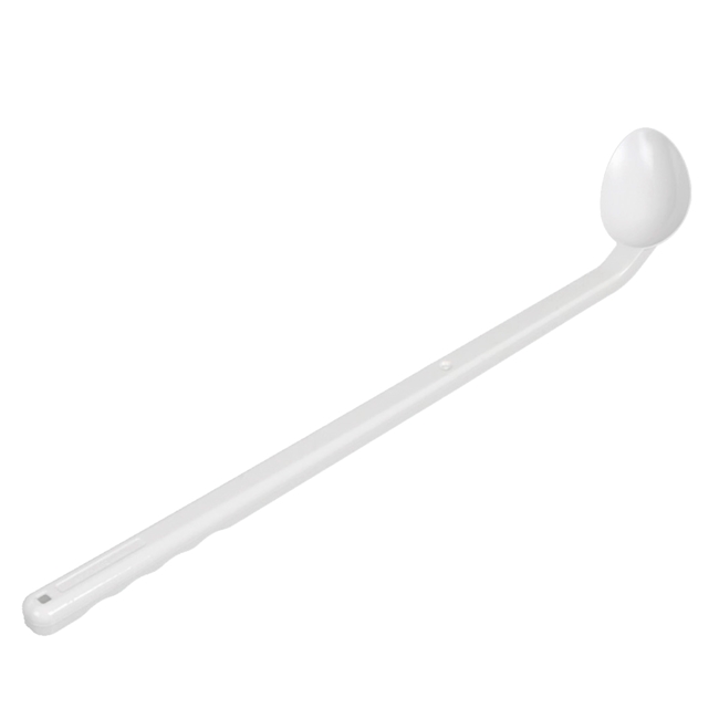 Curved spoon 10 ml, BIO-PE, white